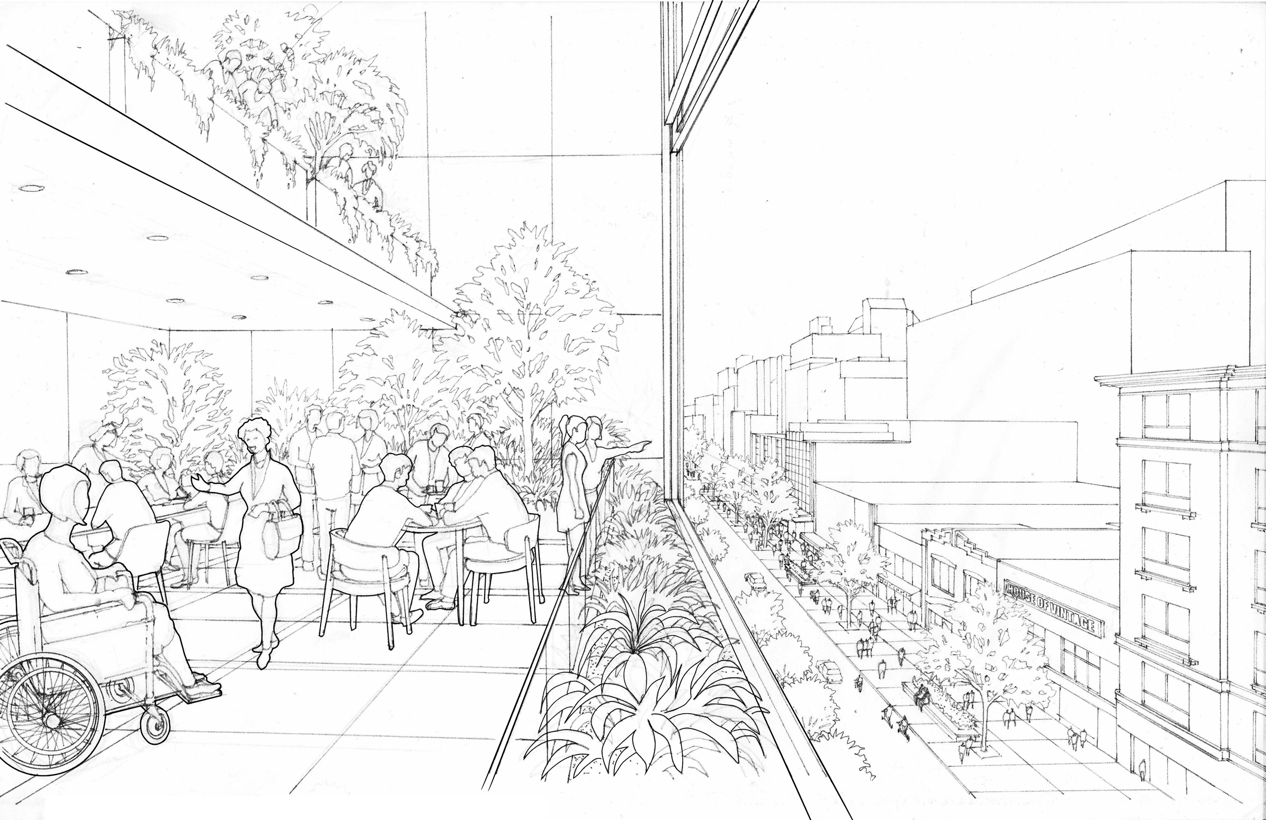 Sketch 3 Balcony Lower