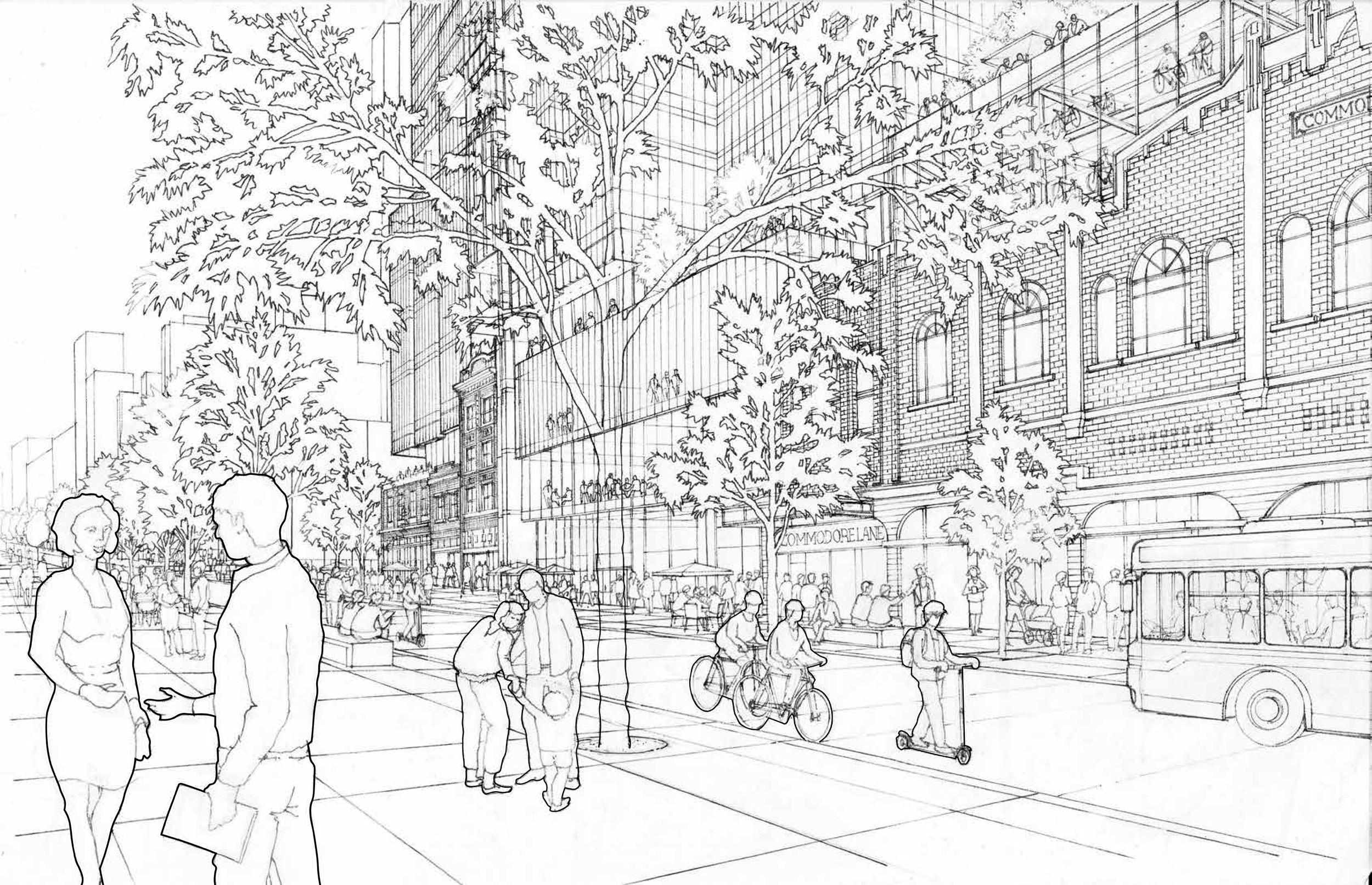 Sketch 7 Across Street